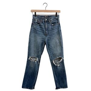 Abercrombie & Fitch Blue Straight Leg Jeans